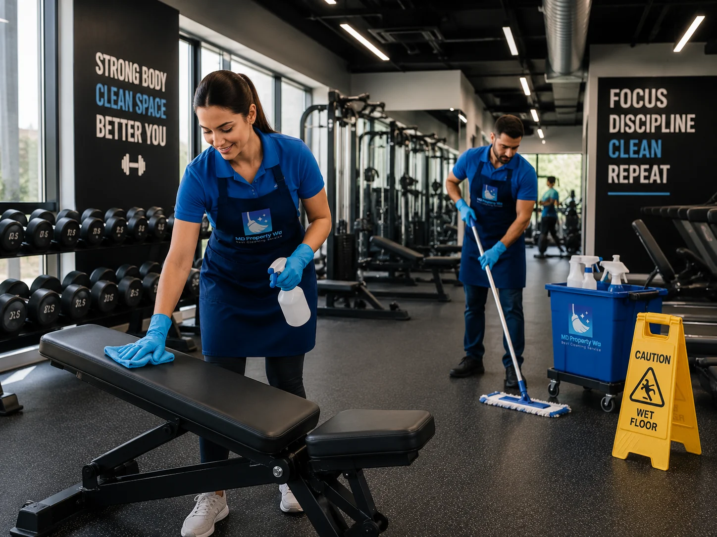 Gym and Fitness Center Cleaning